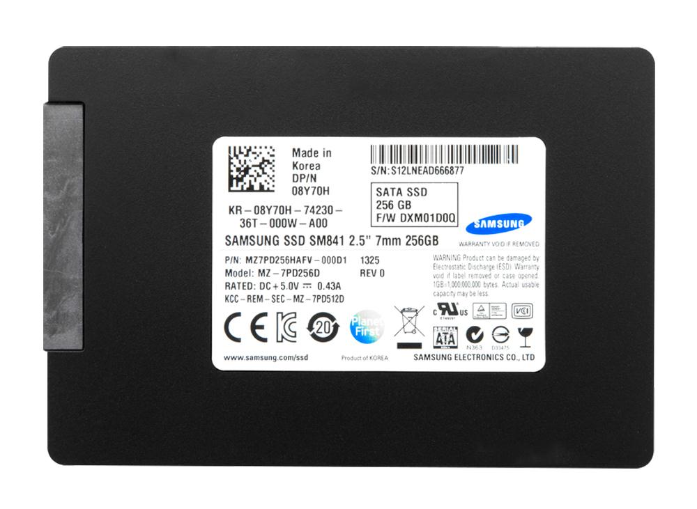 08Y70H Dell 256GB MLC SATA 6Gbps 2.5-inch Internal Solid State Drive (SSD)
