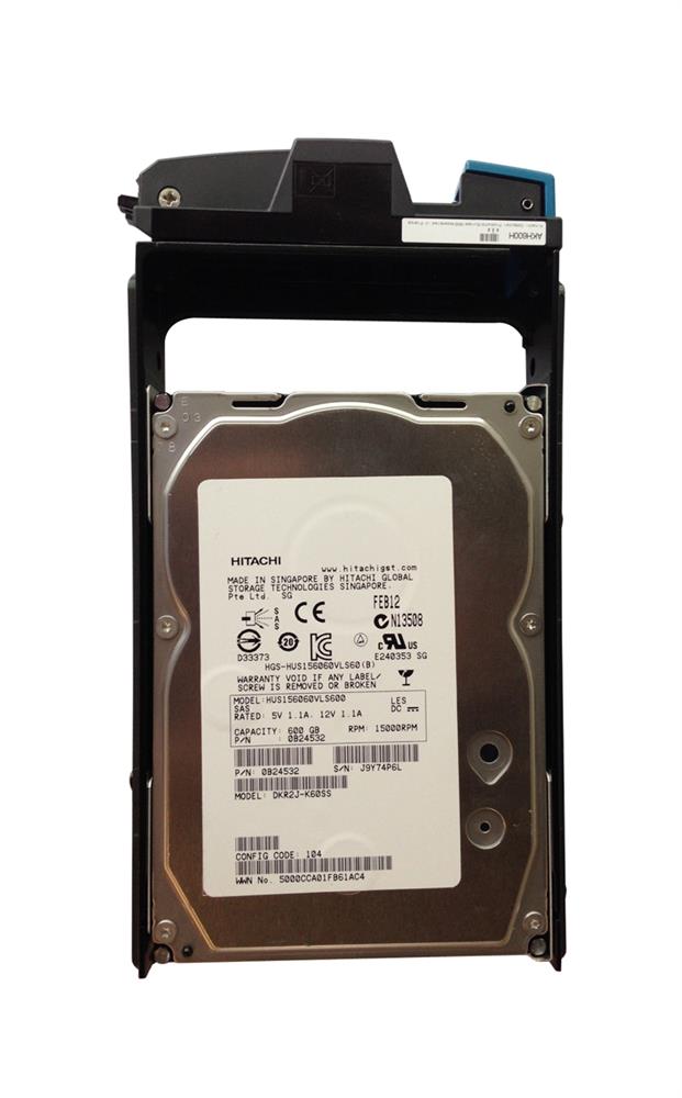 0B24532 HGST Hitachi Ultrastar 15K600 600GB 15000RPM SAS 6Gbps 64MB Cache 3.5-inch Internal Hard Drive