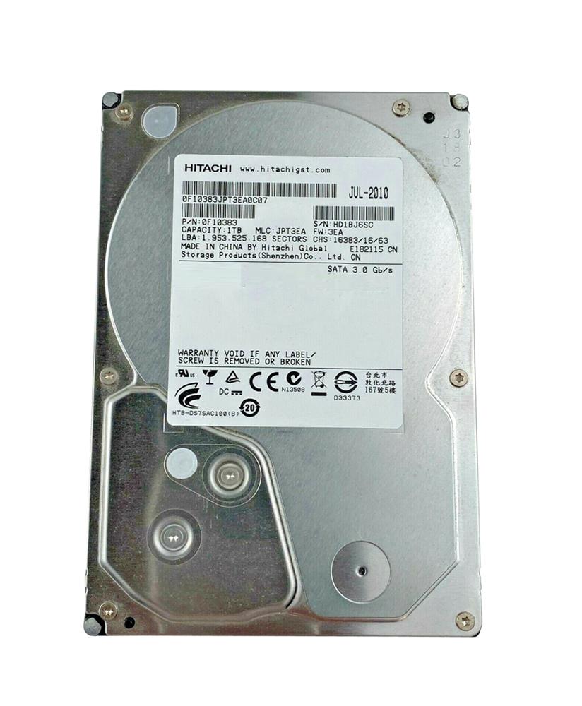 0F10383 HGST Hitachi Deskstar 7K1000.C 1TB 7200RPM SATA 3Gbps 32MB Cache 3.5-inch Internal Hard Drive