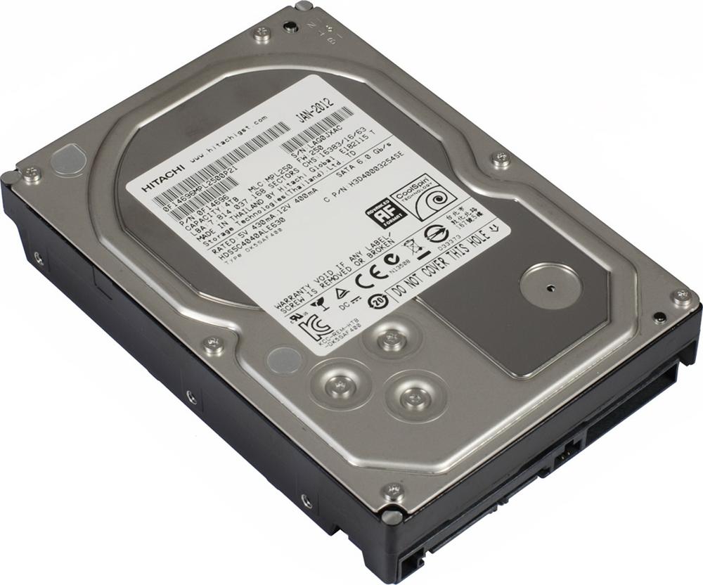 0F14696 Hitachi Deskstar 5K4000 4TB 5400RPM SATA 6Gbps 32MB Cache (512e) 3.5-inch Internal Hard Drive