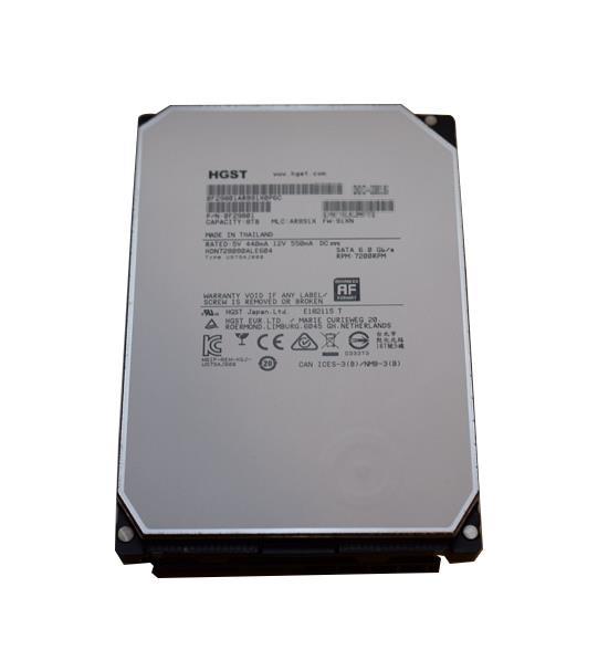 0F23765 HGST Hitachi Ultrastar He8 8TB 7200RPM SAS 12Gbps 128MB Cache (ISE / 4Kn) 3.5-inch Internal Hard Drive