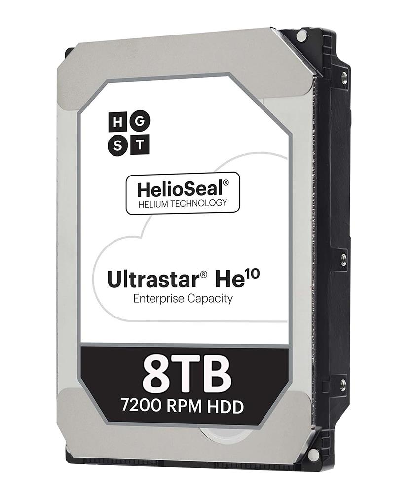0F237655 HGST Hitachi Ultrastar He8 8TB 7200RPM SAS 12Gbps 128MB Cache (ISE / 4Kn) 3.5-inch Internal Hard Drive