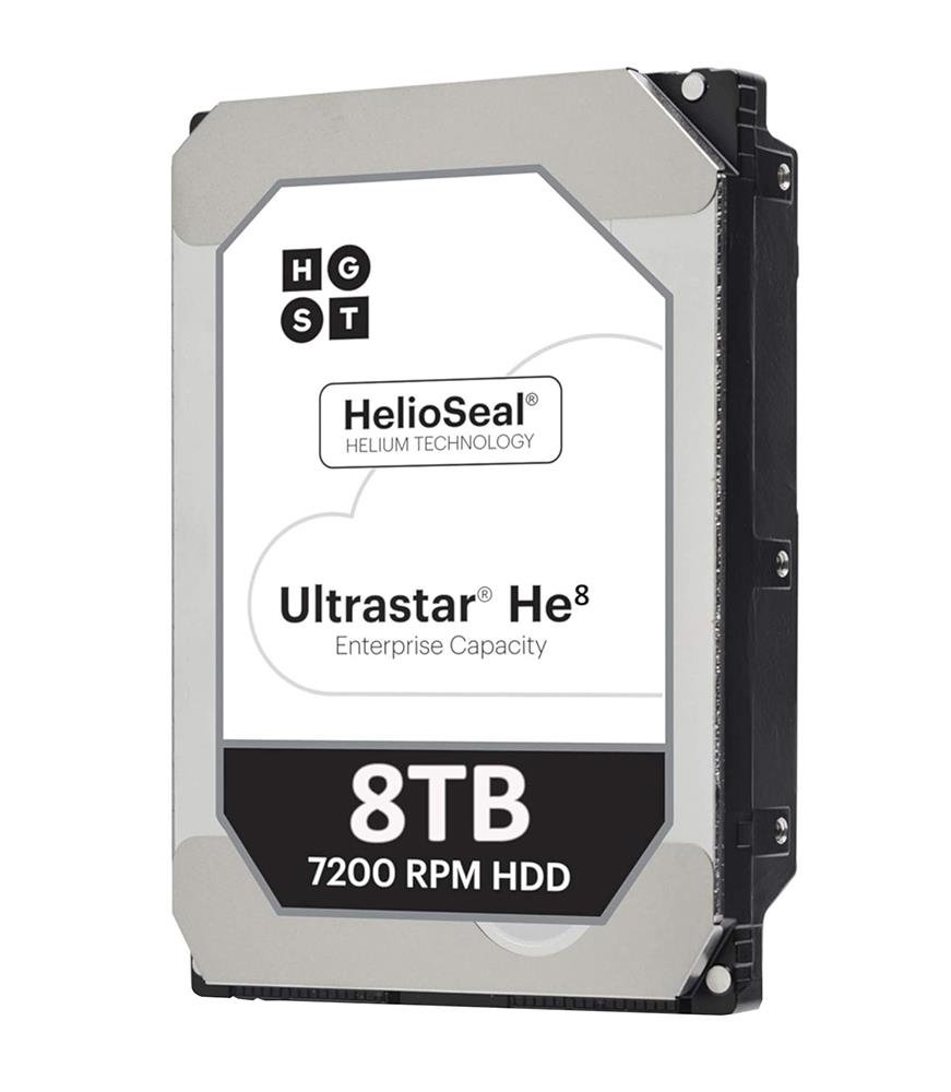 0F27376 HGST Hitachi Ultrastar He8 8TB 7200RPM SATA 6Gbps 128MB Cache (SE / 512e) 3.5-inch Internal Hard Drive