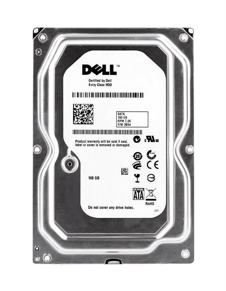 0F491C Dell 160GB 5400RPM SATA 3Gbps 8MB Cache 2.5-inch Internal Hard Drive