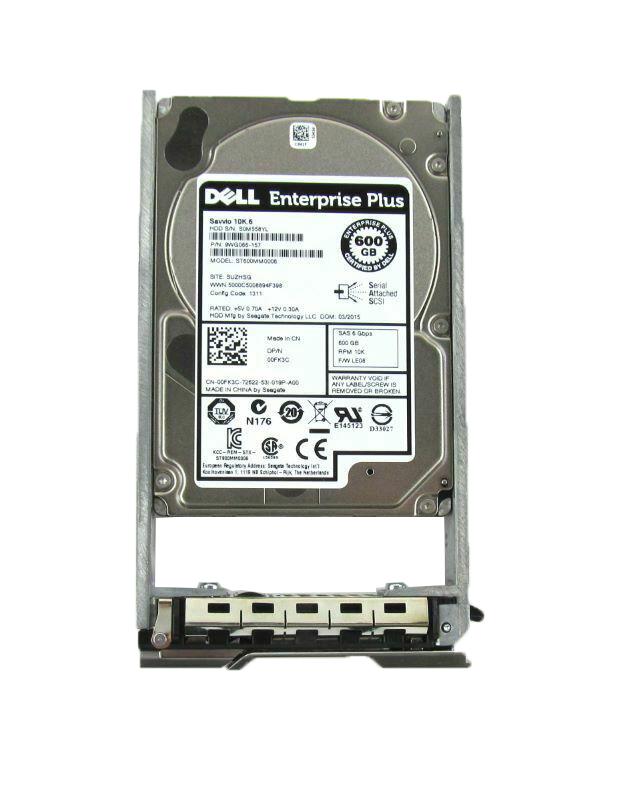 0FK3C-RF Dell 600GB 10000RPM SAS 6Gbps 64MB Cache 2.5-inch Internal Hard Drive