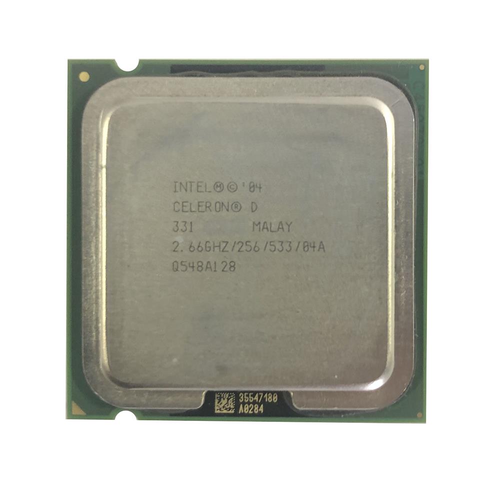 0GG581 Dell 2.66GHz 533MHz FSB 256KB L2 Cache Socket LGA775 Intel Celeron D 331 Desktop Processor Upgrade