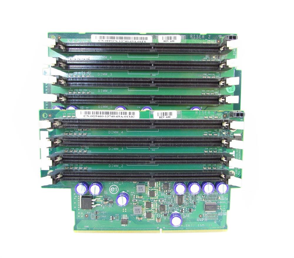 0JF806 Dell Front/Back Dimm Memory Riser Expansion Card