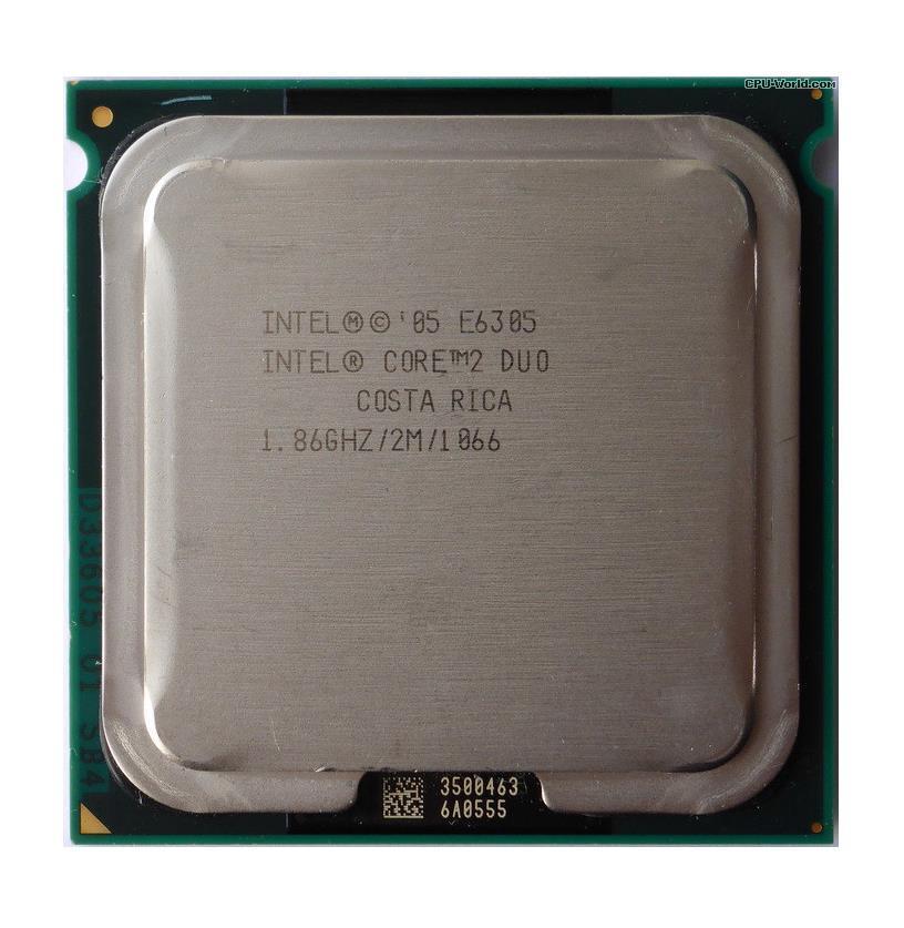0KM093 Dell 1.86GHz 1066MHz FSB 2MB L2 Cache Intel Core 2 Duo E6305 Processor Upgrade for PowerEdge R300