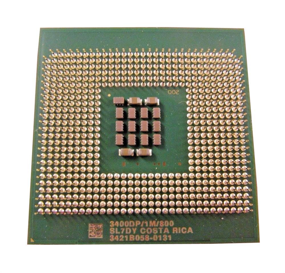 0UW127 Dell 3.40GHz 800MHz FSB 1MB L2 Cache Intel Xeon Processor Upgrade