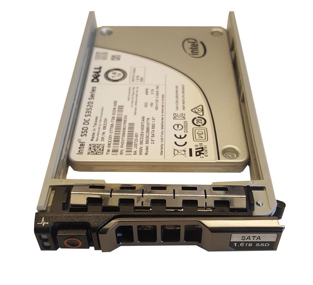 0V9KCC Dell 1.6TB MLC SATA 6Gbps Mixed Use 2.5-inch Internal Solid State Drive (SSD)