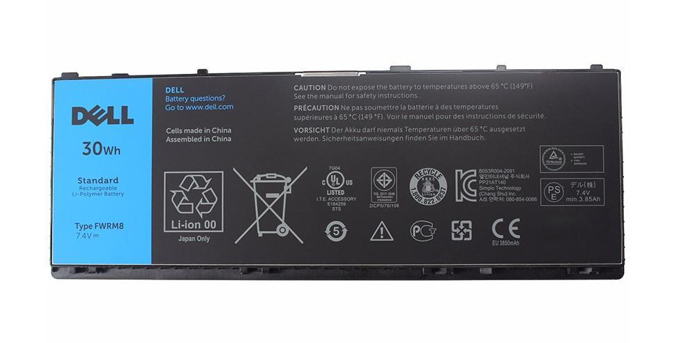 0WGKH Dell 30wh 2-cell Laptop Battery (Refurbished)
