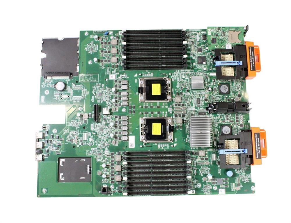 0X3X22 Dell System Board (Motherboard) Dual Socket LGA1366 for PowerEdge M710 Server (Refurbished)