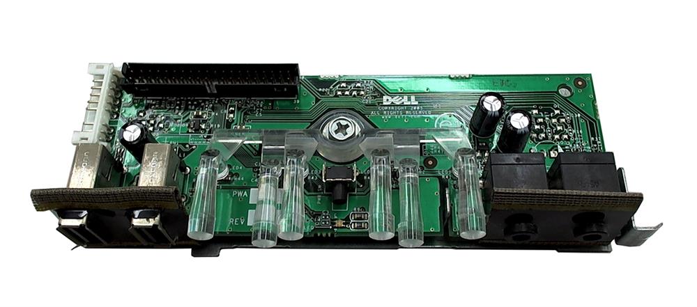 0X8682 Dell Front I/O USB Audio Control Panel for OptiPlex 745 GX620 Dimension 5150 (Refurbished)