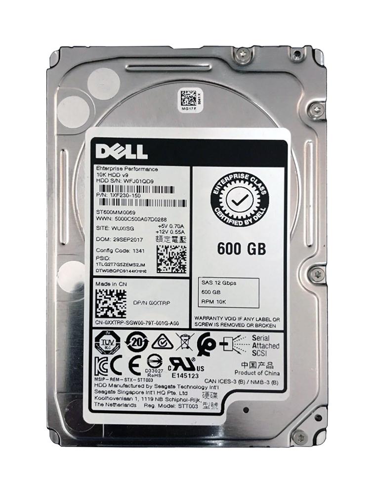 0XXTRP Dell 600GB SAS 12.0 Gbps Hard Drive