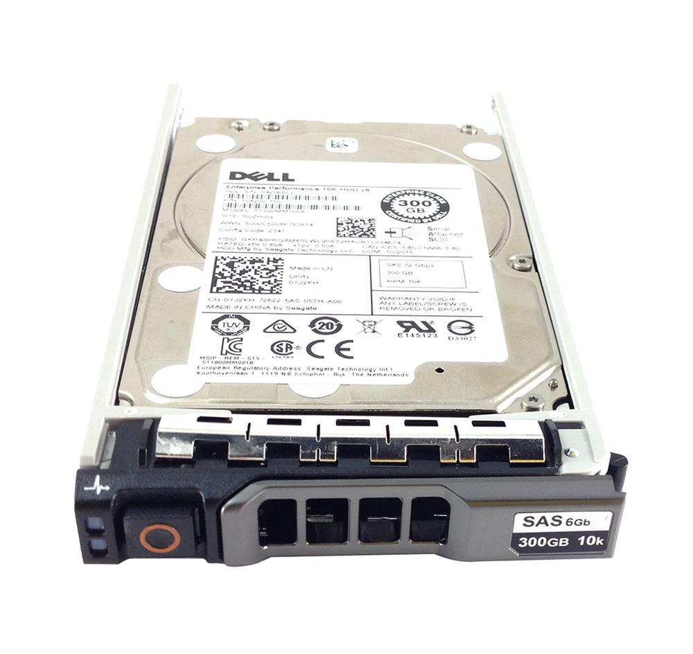 0YJ2KH Dell 300GB 10000RPM SAS 12Gbps 128MB Cache 2.5-inch Internal Hard Drive