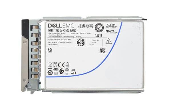 0HVC7 Dell D7-P5520 Series 1.92TB TLC PCI Express NVMe 4.0 x4 SFF 2.5-Inch Solid State Drive (SSD)