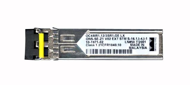 10-1971-02 Cisco ONS-SE-2G-S1 2.5Gbps 1000Base-LX OC-48/STM-16 SR-1 Single-mode Fiber 2km 1310nm Duplex LC Connector SFP Transceiver Module (Refurbished)