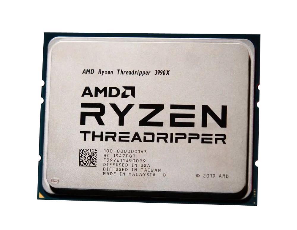 100-000000163 AMD Ryzen Thread Ripper 3990X 64-Core 2.90GHz 256MB L3 Cache Socket sTRX4 Processor