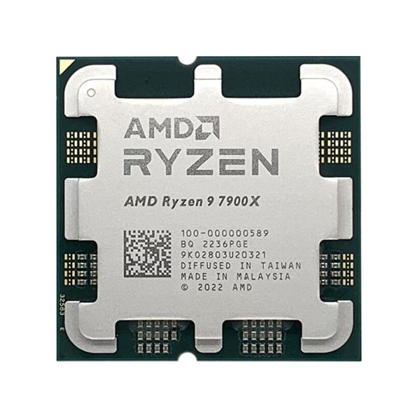 100-000000589 AMD Ryzen 9 7900X 12-Core 4.70GHz 64MB L3 Cache Socket AM5 Desktop Processor