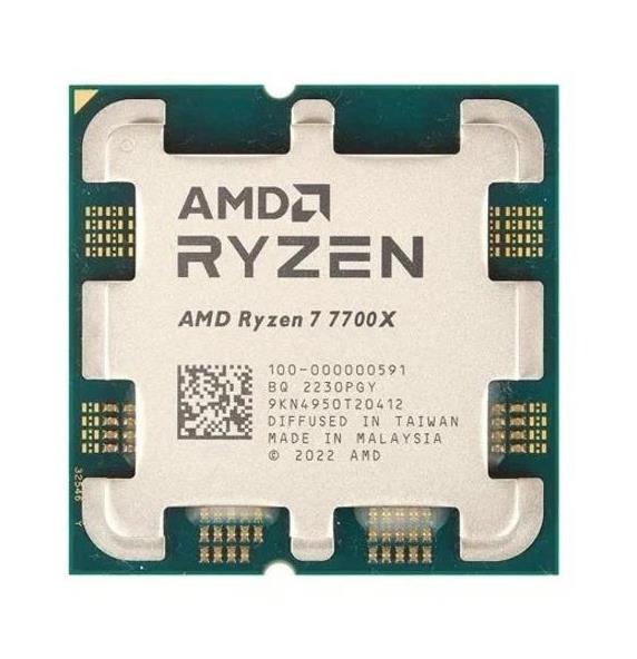 100-000000591 AMD Ryzen 7 7700X 8-Core 4.50GHz 32MB L3 Cache Socket AM5 Desktop Processor
