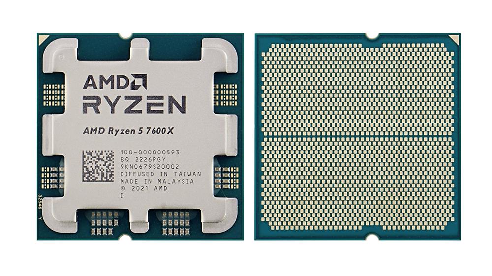 100-000000593 AMD Ryzen 5 7600X 6-Core 4.70GHz 32MB L3 Cache Socket AM5 Desktop Processor