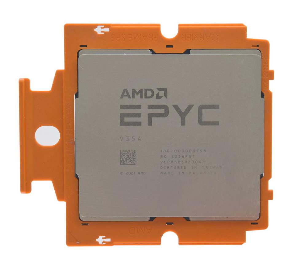 100-000000798 AMD EPYC 9354 32-Core 3.25GHz 256MB L3 Cache Socket SP5 Server Processor