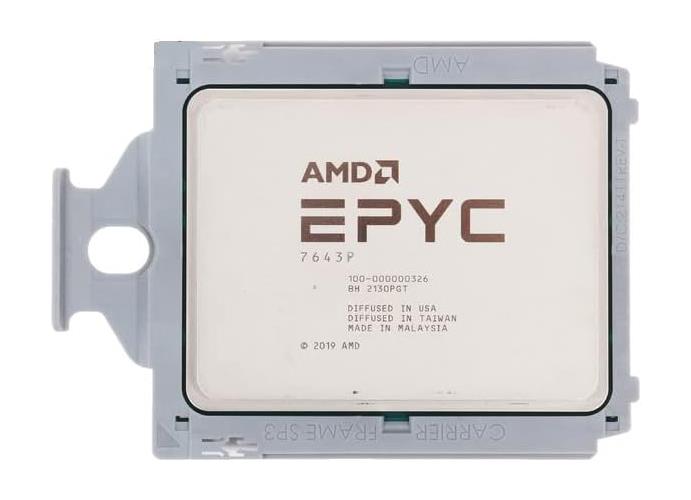 100-000001285 AMD EPYC 7643P 48-Core 2.30GHz 256MB L3 Cache Socket SP3 Processor