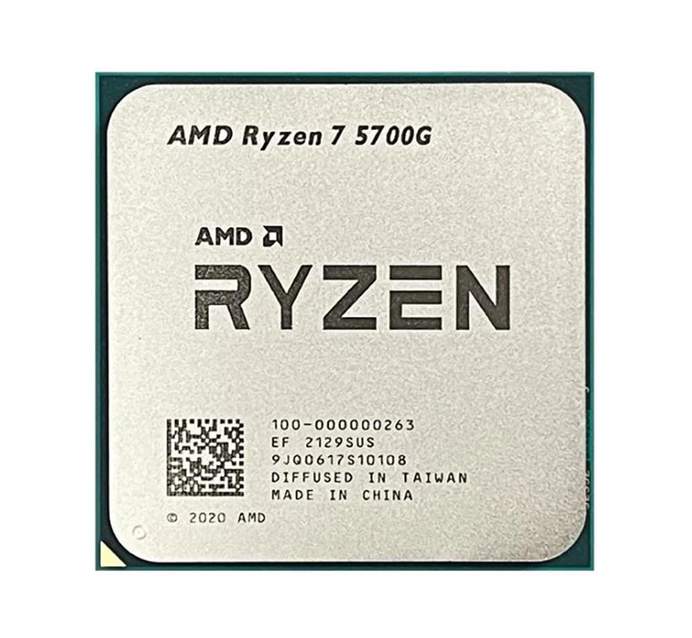 100-100000263BOX AMD Ryzen 7 5700G 8-Core 3.80GHz 16MB L3 Cache Socket AM4 Processor