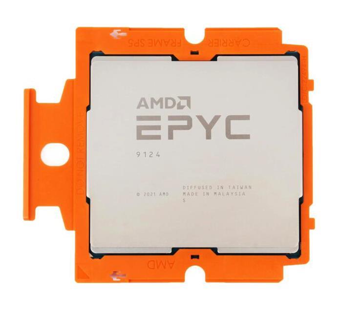100-100000802 AMD EPYC 9124 16-Core 3.00GHz 64MB L3 Cache Socket SP5 Processor