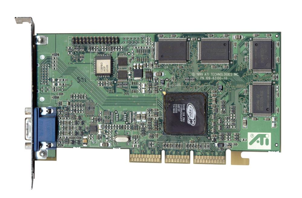 100-420025 ATI XpertPlay 98 8MB AGP TV-out Video Graphics Card