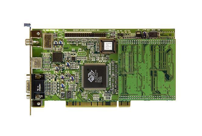 1023792610I ATI 4MB PCI Video Graphics Card With VGA S-video Out And Comp Out Outputs