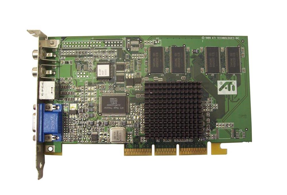 1026320202I ATI 128MB AGP Video Graphics Card With VGA S-video And Composite In And Out