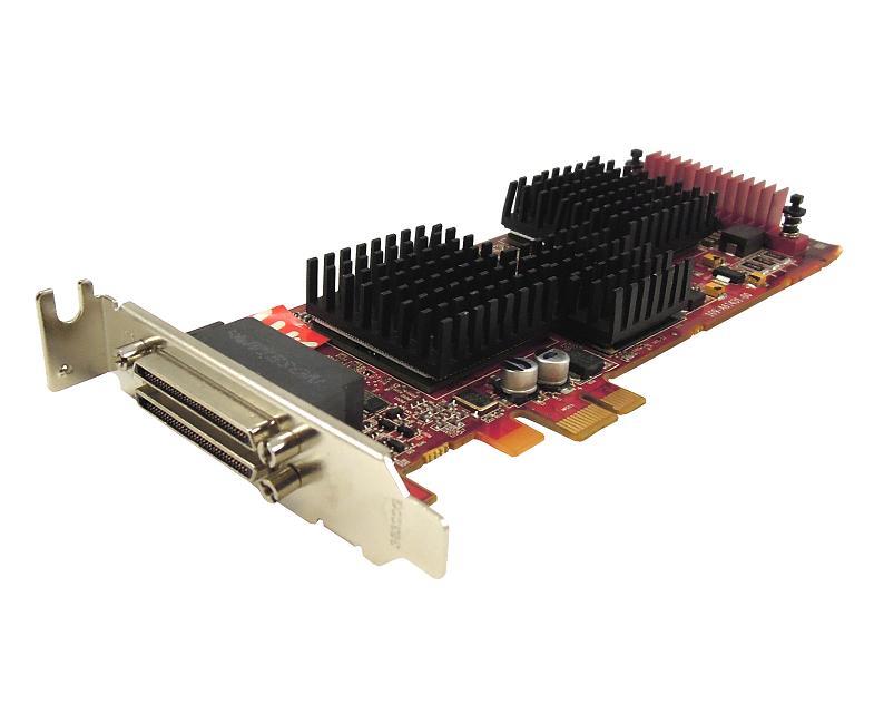 102A6140201 ATI FireMV 2400 256MB DDR PCI Express x1 4x DVI to VGA/D-Sub/ 2x VHDCI Connector Workstation Video Graphics Card