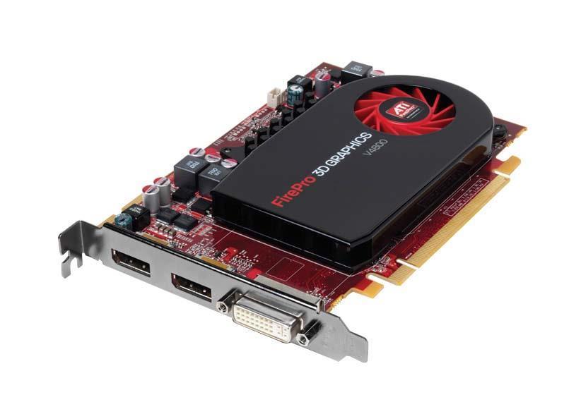102C0200323 000001 ATI Radeon FirePro 3D V4800 1GB GDDR5 2x DisplayPort/ DVI PCI Express 2.0 x16 Video Graphics Card