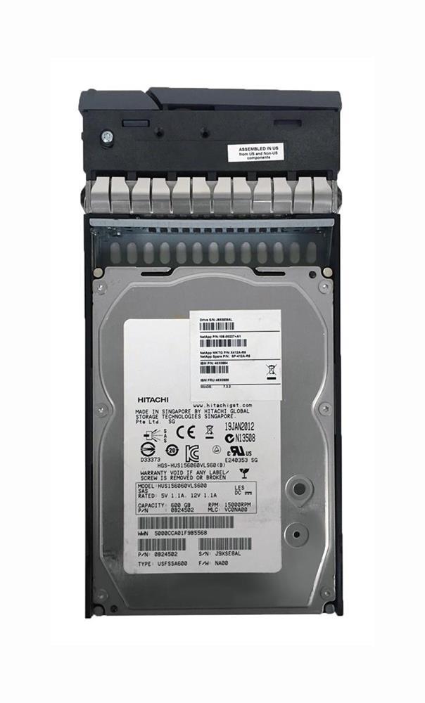 108-00227+B0 NetApp 600GB 15000RPM SAS 6Gbps 64MB Cache 3.5-inch Internal Hard Drive