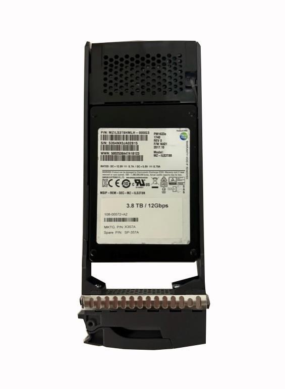 108-00572+ NetApp 3.84TB  2.5 inch 12Gb/s SAS Solid State Drive