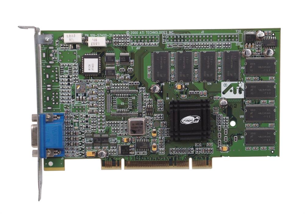 109-57400-31 ATI 3D Rage 128 16MB VGA PCI Video Graphics Card