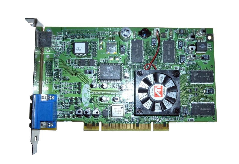 109-75700-00 ATI Radeon Rage 32MB S-Video / VGA PCI Video Graphics Card