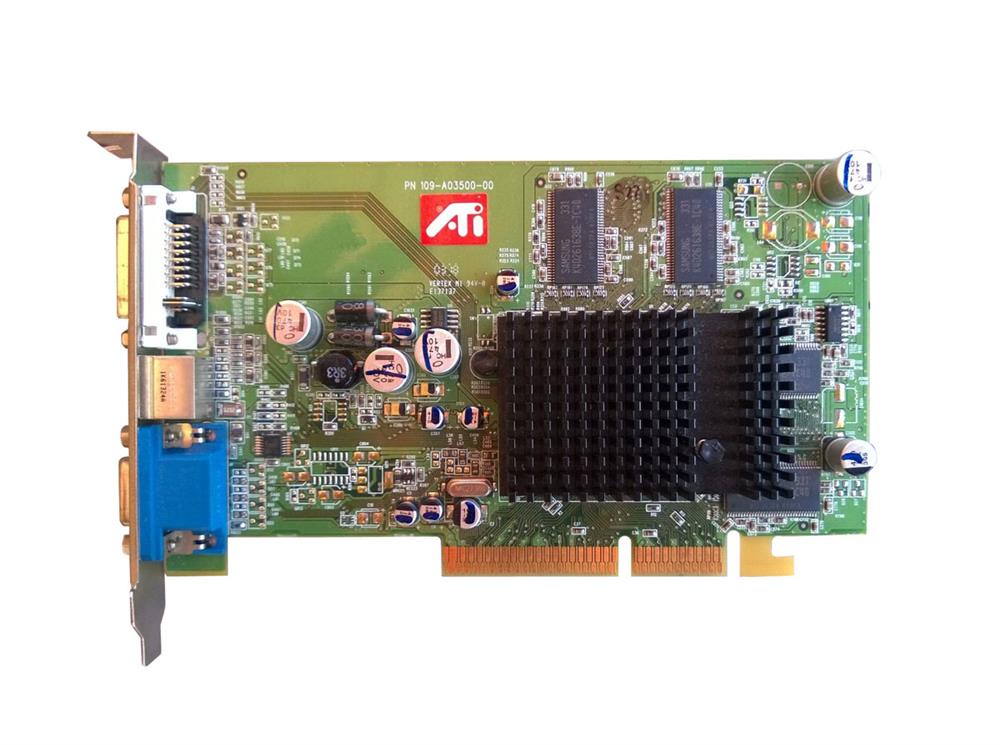 109-A03500-00 ATI Radeon 9600 128MB DVI/ VGA/ TV-Out/ AGP Video Graphics Card