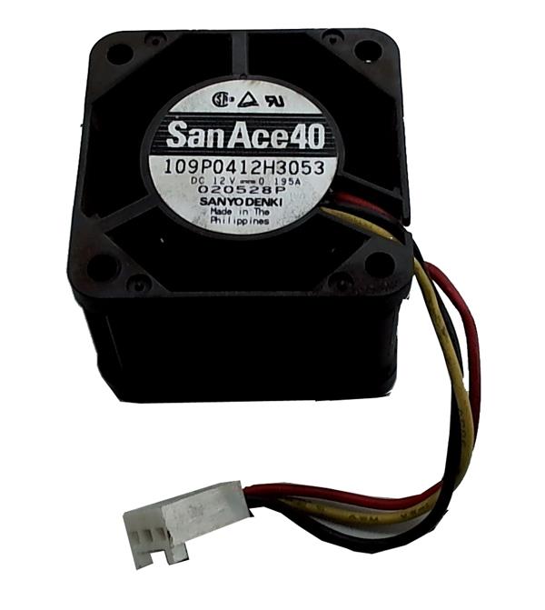 109P0412H3053 Sanyo 12VDC 19.5A 3-Wire Fan Assembly