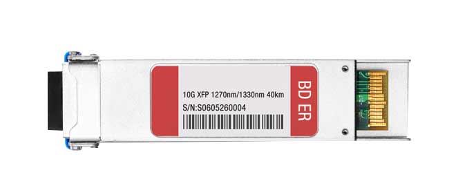 10G-XFP-BXU-40K Brocade 10Gbps 10GBase-BX-U Single-mode Fiber 40km 1270nmTX/1330nmRX LC Connector XFP Transceiver Module with DOM