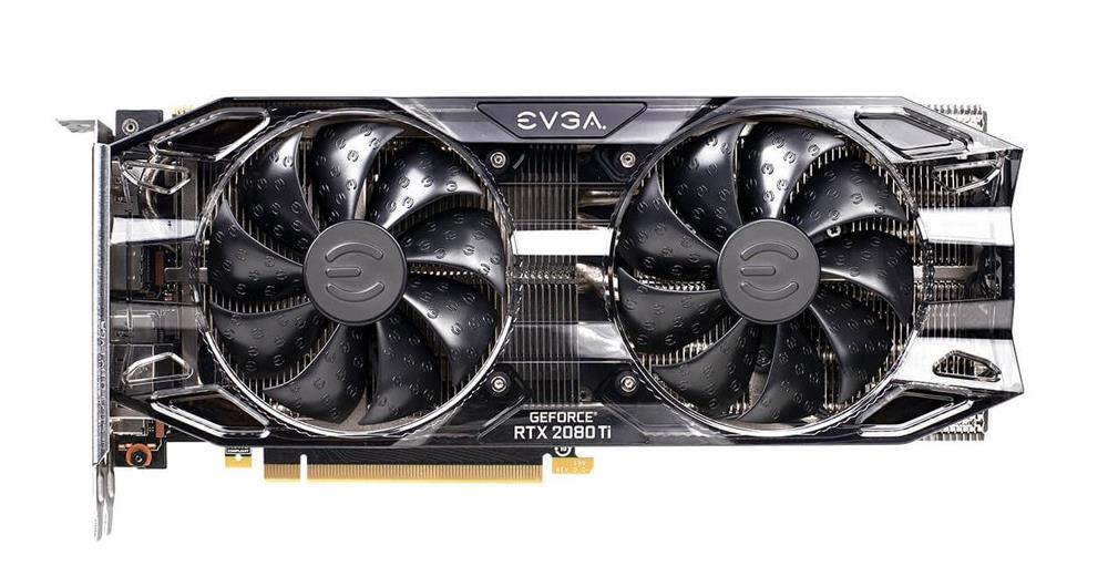 11G-P4-2281-K4 EVGA GeForce RTX 2080 Ti Black Edition Gaming 11GB GDDR6 Dual HDB Fans RGB LED Metal Backplate Video Graphics Card