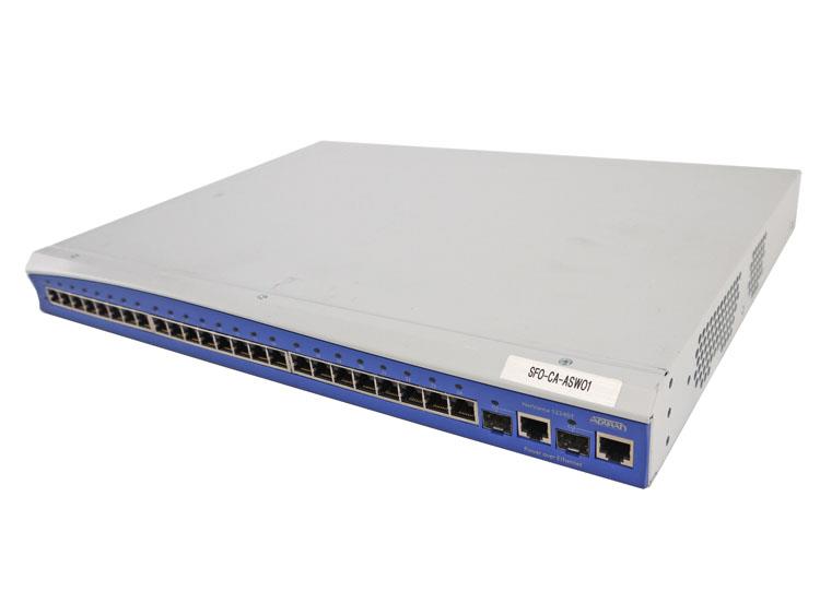 1200584L1 Adtran NetVanta 1224ST 24-Ports 10/100Base-TX PoE Ethernet Switch with 2x 10/100/1000Base-T Ports (Refurbished)