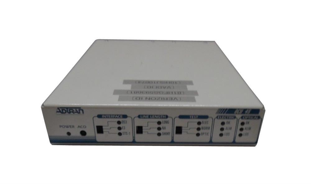 1200664L4 Adtran OCU 45 T3/E3/STS-1 Fiber Optic Converter 1 x ST Duplex , 2 x BNC DS-3/E-3/STS-1 Rack-mountable, Wall-mountable (Refurbished)