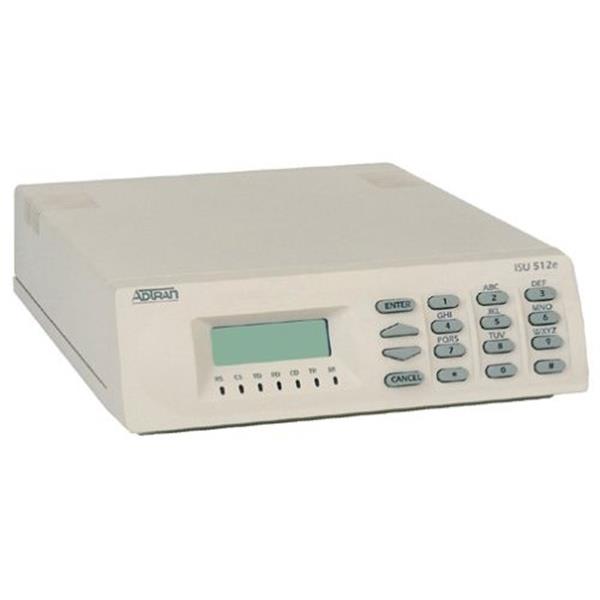 1203086L1 Adtran ISU 512e U-Interface ISDN Inverse Multiplexer 4 x ISDN BRI (U) Network, 1 x DTE 512Kbps ISDN BRI (Refurbished)