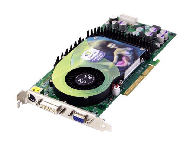 128-A8-N343-AX EVGA Nvidia GeForce 6800 128MB DDR 256-Bit DVI/ D-Sub/ S-Video Out/ AGP 4x/8x Video Graphics Card