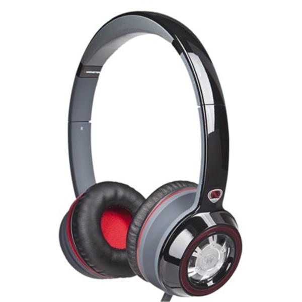 12872100 Monster Cable Monster Ncredible Ntune Nc Mh Ntu On Ctu On-ear Headphones Stereo Binaural Cherry Red