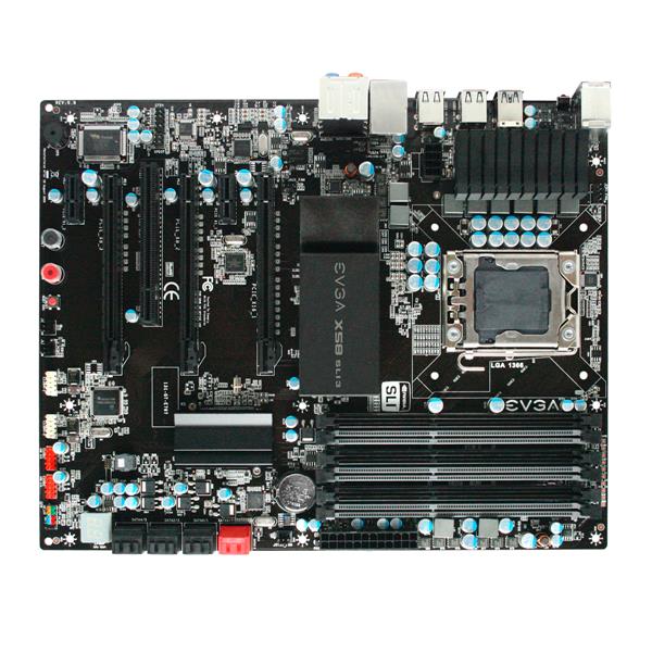 131-GT-E767-TR EVGA Intel X58/ ICH10R Chipset Core i7 Processors Support Socket LGA1366 ATX Motherboard (Refurbished)