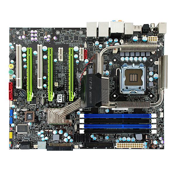 132YWE179A1 EVGA nForce 790i SLI ATX Intel Motherboard Socket LGA 775, PCI Express 2.0, Gigabit Ethernet LAN (Refurbished)