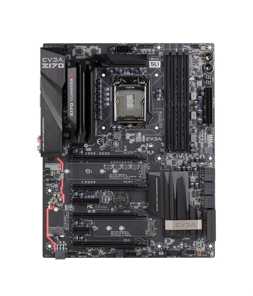 142-SS-E178-KR EVGA Z170 Classified K Desktop Motherboard Intel Z170 Chipset Socket H4 LGA-1151 (Refurbished)